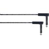 CORDIAL - ELEMENTS EI 0.6 RR, Cavo Sbilanciato Patch, Jack TS (Mono) Angolato/Jack TS (Mono) Angolato 60 cm