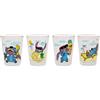 Silver Buffalo Disney Lilo & Stitch Beach Day 1.5-Ounce Mini Shot Glasses | Set of 4