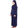 Prien Abbigliamento Preghiera per Bambina, Ragazze Abiti Musulmana, Kids Maniche Lunghe Abaya con Hijab, Islam Girls, Vestito Musulmano Donna, Abito Ramadan (IT, età, Taglia Unica, Rosa Cipria)