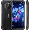 Blackview Rugged Smartphone BV8800, Android 11 IP68 Cellulare Impermeabile, AI Quattro Fotocamera 50MP Visione Notturna, 8GB+128GB, 6,58'' FHD+, Batteria 8380mAh, Face ID 4G GPS NFC Nero