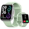 Tensky Smartwatch Donna Uomo1.8 Orologio Chiamate e Risposta Alexa Integrata Smart Watch con Cardiofrequenzimetro SpO2 Stress, 100 modalità Sport, Monitoraggio del Sonno IP68, per Android iOS Verde