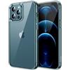 JETech Cover per iPhone 12 Pro Max 6,7 Pollici, Anti Ingiallimento Custodia con Assorbimento degli Urti e Anti-Graffio (Blu Pacifico)