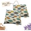 Sakito 2 (uds) Cuscino Termico Microonde (25x25 cm) - Cuscino Riscaldabile per Cervicali e Lombalgia, Uso a Caldo o a Freddo - Elevata Ritenzione del Calore - Tessuto di Prima Qualità - Profumo di Lavanda