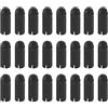 ECSiNG 24 Pezzi 90 Gradi Dardo Ala Protezione in Lega di Alluminio Dardo Volo Protezione Competizione Professionale Dardo Accessori 3mmx8.5mm Nero