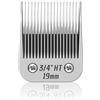 BESTBOMG Lame Rimovibili per toelettatura Animali Domestici HT da 3/4 compatibili con tosatrici Andis,Oster A5,Wahl KM10/Moser 45/Masterclip A5,Lunghezza di Taglio 3/4 (19 mm)