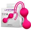 LateToBed Fitty 2 Dumbell Kegel Balls Fuchsia 52g