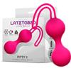 LateToBed Fitty 3 Dumbbell Kegel Balls Fuchsia 62g