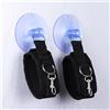 LateToBed BDSM Line Adjustable Cuffs with Suction Cups Black