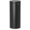 Brabantia Touch Bin, Acciaio, Mineral Moonlight Nero, 30L
