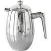 Weis caffettiera con stantuffo/French Press 0,35 l, in Acciaio Inox Lucido, Argento, 7 x 7 x 11 cm