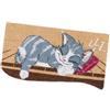 emmevi Zerbino Cocco 40X75 Retro Gomma Antiscivolo Tappeto Ingresso Moderno Porta Entrata Gatto