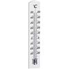 TFA Dostmann termometro analogico per Interni, 12.1003.09, termometro Ambiente, Alta precisione, in Legno di faggio, Bianco