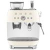 Smeg Macchina per Caffè Espresso Manuale con Macina Caffè Integrato 50's Style EGF03CREU