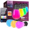 Tuya Catena di Lampadine S14 Smart WiFi RGBIC da Esterno 15 Metri