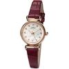 Limit Orologio da donna classico da 23 m con cassa in oro rosa quadrante in madreperla con cinturino in pelle di cocco rosso testurizzato 60043