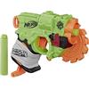 NERF MicroShots Zombie Strike Crosscut, Classico Blaster in Formato Micro, Colore, E3001