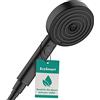 hansgrohe Pulsify Select S Doccetta 105 3 tipi di getto Relax EcoSmart, nero opaco, 24111670