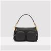 COCCINELLE HYLE SMALL- BORSA A MANO con TRACOLLA SMALL NERA SCONTO 30%