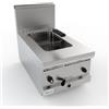 Friggitrice a gas da banco con RUBINETTO, Lt. 7 - Potenza termica 6,6 kW