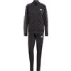 adidas Essentials 3-stripes, Track Suit Donna, Nero/Multicolore, XS