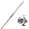 Generico Kit Pesca Surfcasting Canna Colmic Medusa Tele 4.20 mt 250 gr + Mulinello Trabucco Dayton SW 6500