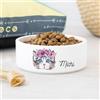 Wanapix | Ciotole Personalizzate per Cani e Gatti | con Nome e Foto | Ciotola in Ceramica per Cibo e Acqua | Antiscivolo | 17,5x7,5 cm | 100% Personalizzabile