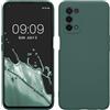 kwmobile Custodia Compatibile con Oppo A74 (5G) / A54 (5G) Cover - Back Case per Smartphone in Silicone TPU - Protezione Gommata - verde militare