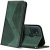 ZONNAVI Cover per Samsung Galaxy A21S, Flip Custodia Pelle PU con [Slot Cart] [Supporto Stand] [Magnetica], Cover a Libro Portafoglio per Samsung Galaxy A21S (Verde)