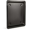 Guardini, Teglia rettangolare estensibile 33x38/52 cm, Acciaio con rivestimento antiaderente, Nero, Made in Italy, Linea Gardenia