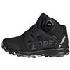 adidas Terrex Boa Mid Rain.RDY Hiking Shoes, Trail Running Unisex-Adulto, Core Black/Ftwr White/Grey Three, 33 EU