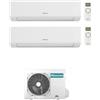 Hisense CONDIZIONATORE HISENSE DUAL SPLIT ENERGY ULTRA 12000+12000 BTU WIFI INVERTER 3AMW72U4RJC A++