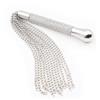 LateToBed BDSM Line Flogger with Chain Tassel with Rhinestone Handle