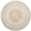 Zeller, Set di Tovagliette in PVC, 41 cm, PVC, gold, ca. Ø 41 cm
