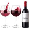 GOSOYO Set di 2 Bicchieri da Vino Grandi (750 ml/25 oz). Calici Giganti da Vino Rosso e Calici da Vino Bianco, Bicchieri da Cocktail, Bicchieri da Aperol Spritz, Calici da Vino a Stelo Extra Largo