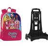 Franco Cosimo Panini Editore 66947, Zaino ORG Trolley Staccabile NEW Rainbow High Unisex Bambini E Ragazzi, Rosa (Pink), Taglia Unica