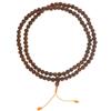 BUDDHAFIGUREN/Billy Held BUDDHAFIGUREN Cadena de oración budista / hindú - collar - con semillas de Rudraksha 8 mm