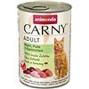 animonda Carny Adult, cibo umido per gatti, Pollo, Tacchino + Coniglio 6 x 400 g