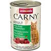 animonda Carny Adult, cibo umido per gatti, Manzo, Pute + Coniglio 6 x 400 g