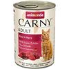 animonda Carny Adult, cibo umido per gatti, Manzo + Cuore 6 x 400 g