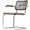 THONET sedia a slitta con braccioli S 64 N - S 64 N
