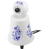 Ruilogod Mini Speaker Blue Flower modello USB del PC Web Camera bianca w 3,5 millimetri microfono