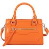 YASANNA, Borsa con manici Donna, Colore: arancione