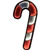 Giocoplast Natale Bastoncino Candy Bianco-rosso 60cm Infinity Light con Luce led