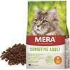 MERA Cats Sensitive Adult Pollo (10 kg), cibo secco per gatti sensibili, senza cereali e sostenibile, cibo secco per gatti ad alto contenuto di carne