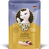 KITTY Cat Filetto in paté pollo & anatra, 6 x 85 g, cibo umido gourmet per gatti, con taurina, olio di salmone e cozze verdi senza cereali con molta carne, prodotto in Germania