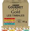 Gourmet Purina Gourmet Gold raffinato Ragout cibo per gatti bagnato, mix di varietà, confezione da 96 (96 x 85 g)