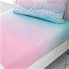 Catherine Lansfield Lenzuolo con angoli per camera da letto dei bambini, in policotone, per letto matrimoniale, profondità 25 cm, colori pastello