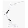 BEL AIR HOME - Lampada da Scrivania LED 10W Articolabile Serie Bridge | 3 Temperature Luce 3000-6500K | Design Moderno per Ufficio, Studio | Metallo (BIANCO)