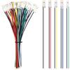 YIXISI 25 Pezzi 17mm Pre Cablato Striscia LED SMD, 2835 SMD LED, Modellismo LED, Luce Autoadesiva 12-18V, Bianco/Rosso/Giallo/Blu/Verde