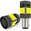 Sycreek Lampadina 1157 BA15D LED, Canbus Senza Errori 7528 1016 Estremamente Luminoso 4000LM 30W Led Sostituzione Auto Retromarcia Freno Luce Di Svolta,6500k Bianco
